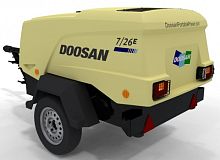 Дизельный компрессор Doosan 7/26E